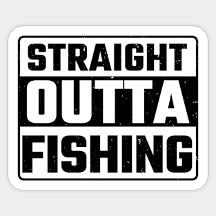 funny fishing Sticker